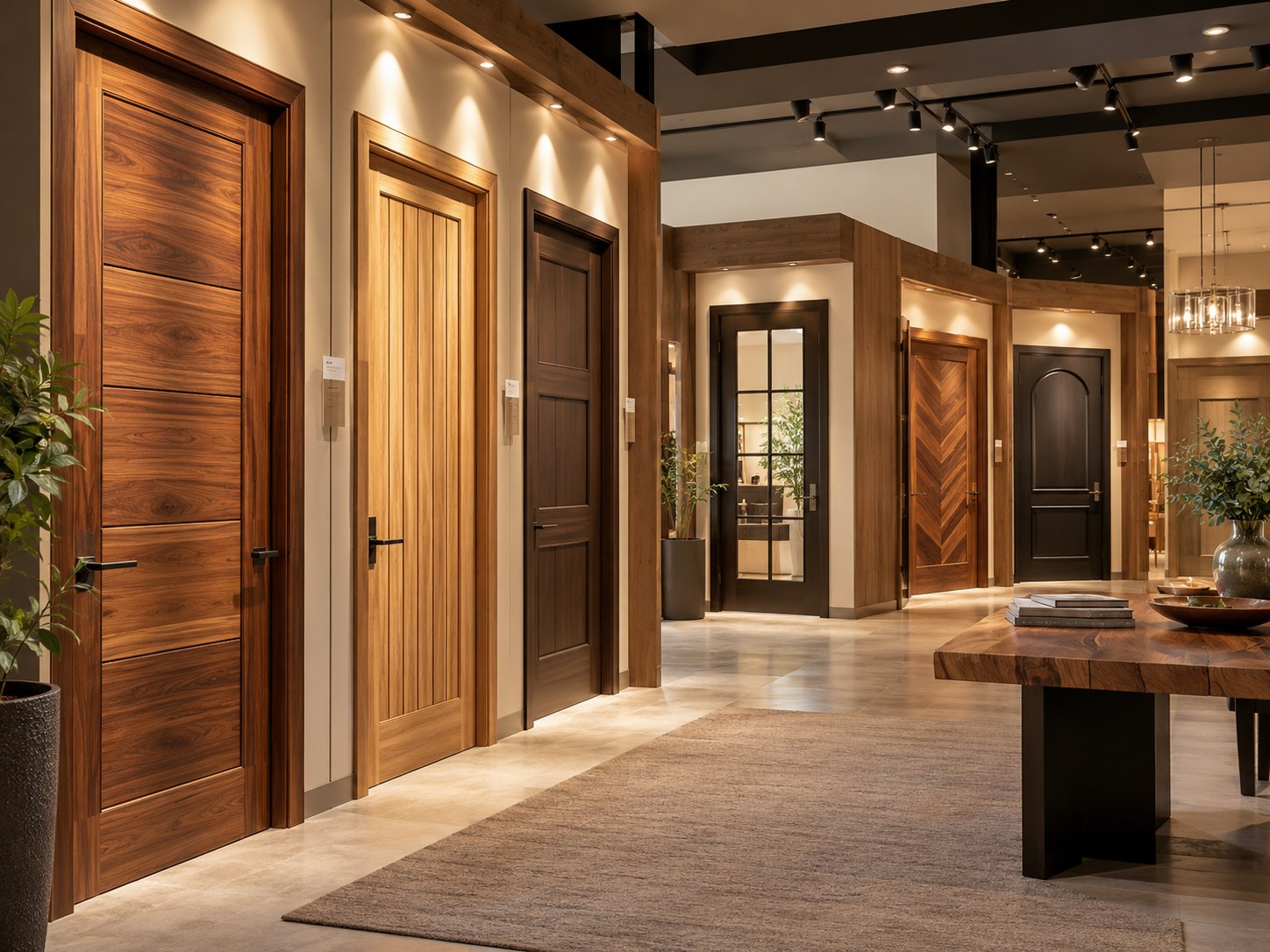 Designer wood door
